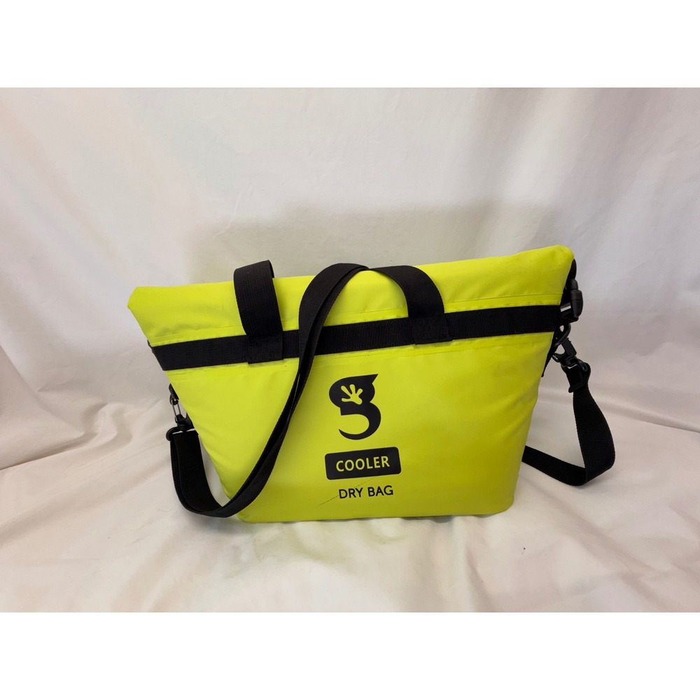 Geckobrands Tote Dry Bag Cooler Neon Yellow Insulated Waterproof GWP-26467GN